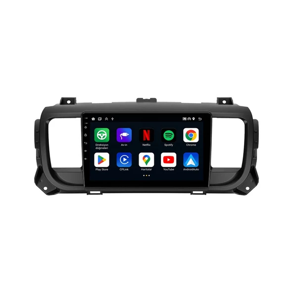Opel Vivaro 2020-2023 Android Multimedya 9 inç 4-64 GB CarPlay Navigasyon Ekran ürün görseli 1