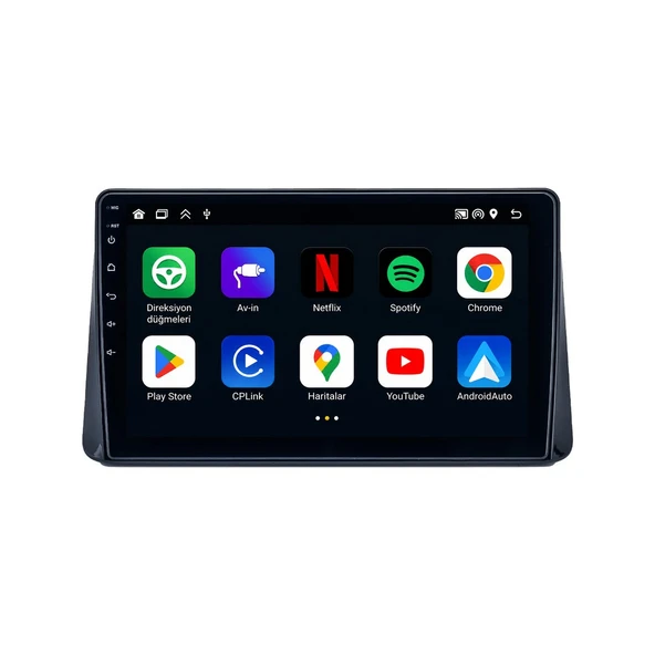 Ford Focus 2018-2022 Android Multimedya 10 inç 4-64 GB CarPlay Navigasyon Ekran ürün görseli 1