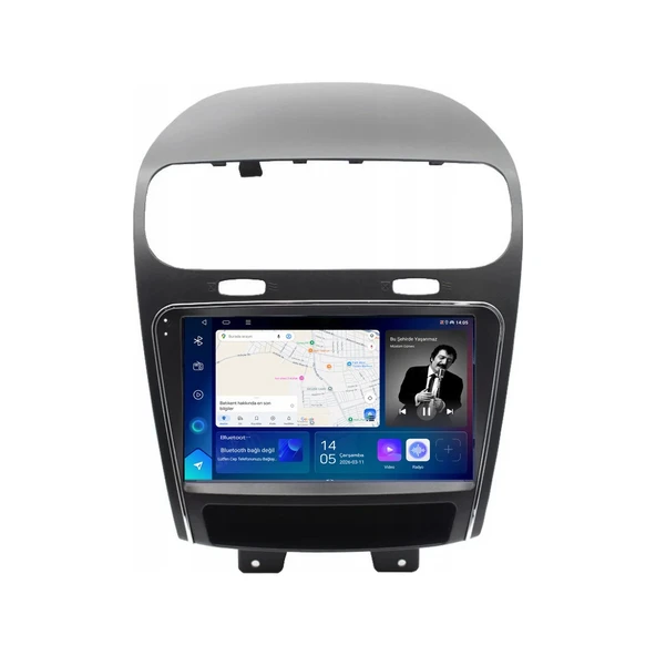 Fiat Freemont 2012-2014 Android Multimedya 9 inç 8-128 GB Pro CarPlay Navigasyon Ekran ürün görseli 1