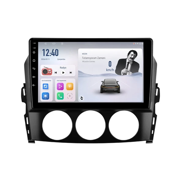 Smart Dragon Mazda MX-5 2010-2012 9 inç 4-64 GB Android Carplay Multimedya ürün görseli 1