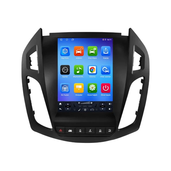 Ford Transit Connect 2014-2018 Android Multimedya 9,7 inç 8-128 GB CarPlay Navigasyon Ekran ürün görseli 1