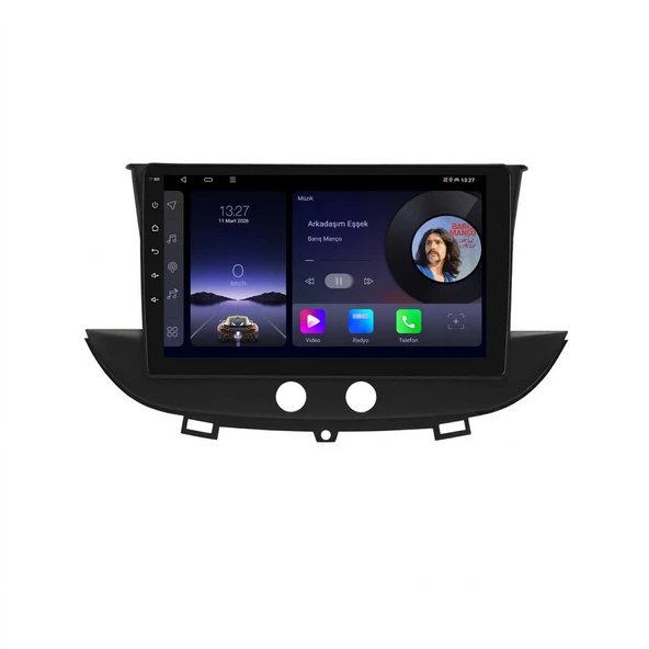 Opel Crossland 2020-2024 Android Multimedya 9 inç 4-64 GB CarPlay Navigasyon Ekran ürün görseli 1