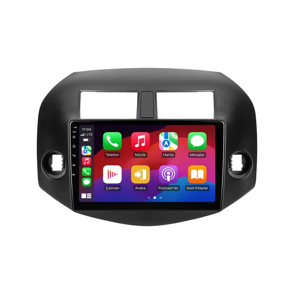 Toyota RAV4 2006-2012 Android Multimedya 9 inç 8-64 GB CarPlay Navigasyon Ekran ürün görseli 1