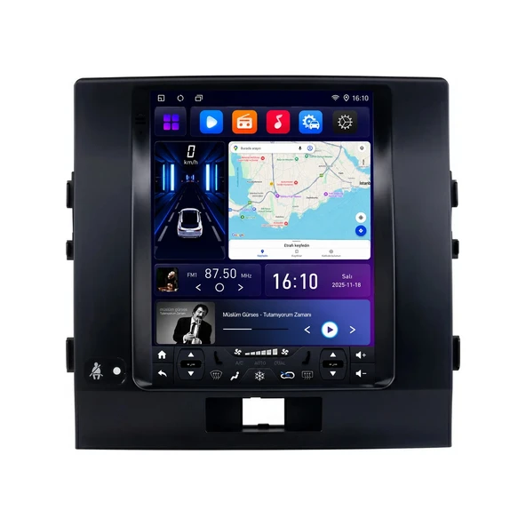 Toyota Land Cruiser 2008-2015 Android Multimedya 9,7 inç 6-64 GB CarPlay Navigasyon Ekran ürün görseli 1