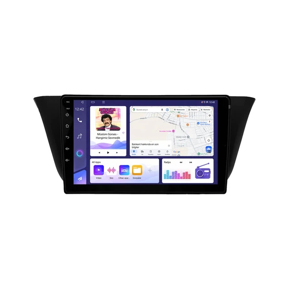 İveco Daily 2015-2026 Android Multimedya 9 inç 8-128 GB CarPlay Navigasyon Ekran ürün görseli 1