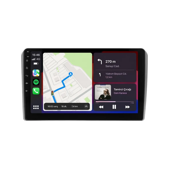 Smart Dragon Ford C-Max 2004-2010 9 inç 10-256 Pro GB Android Carplay Multimedya ürün görseli 1