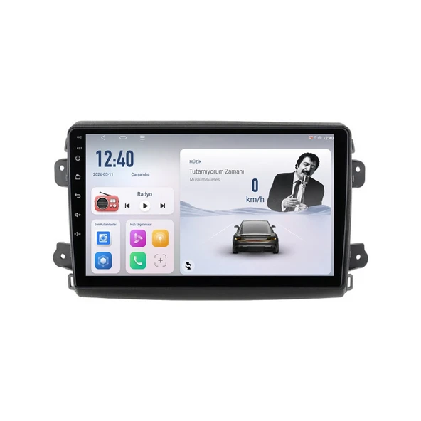 Fiat Ducato 2022-2025 Android Multimedya 9 inç 6-64 GB CarPlay Navigasyon Ekran ürün görseli 1