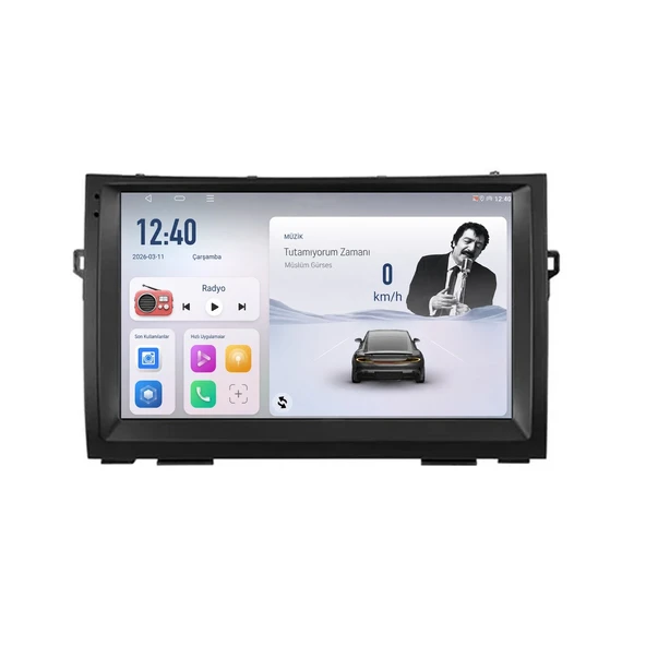Toyota Prius 2005-2009 Android Multimedya 9 inç 6-64 GB CarPlay Navigasyon Ekran ürün görseli 1
