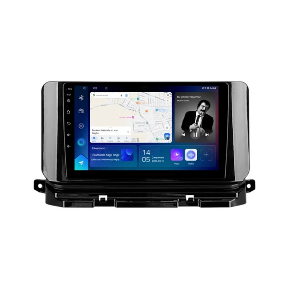 Skoda Octavia 2020-2023 Android Multimedya 10 inç 8-128 GB Pro CarPlay Navigasyon Ekran ürün görseli 1