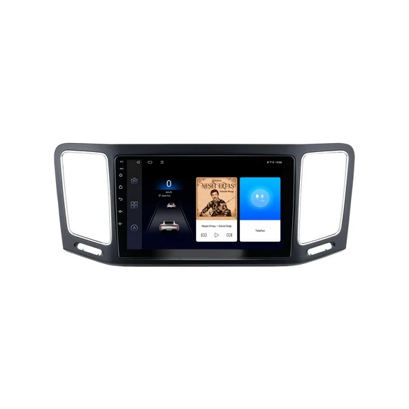 Volkswagen Sharan 2011-2017 Android Multimedya 9 inç 8-128 GB CarPlay Navigasyon Ekran ürün görseli 1