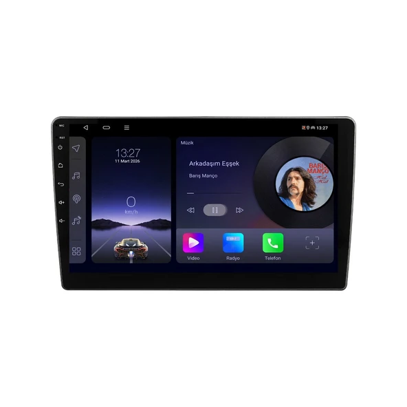 Peugeot 407 2004-2011 Android Multimedya 9 inç 8-64 GB CarPlay Navigasyon Ekran ürün görseli 1