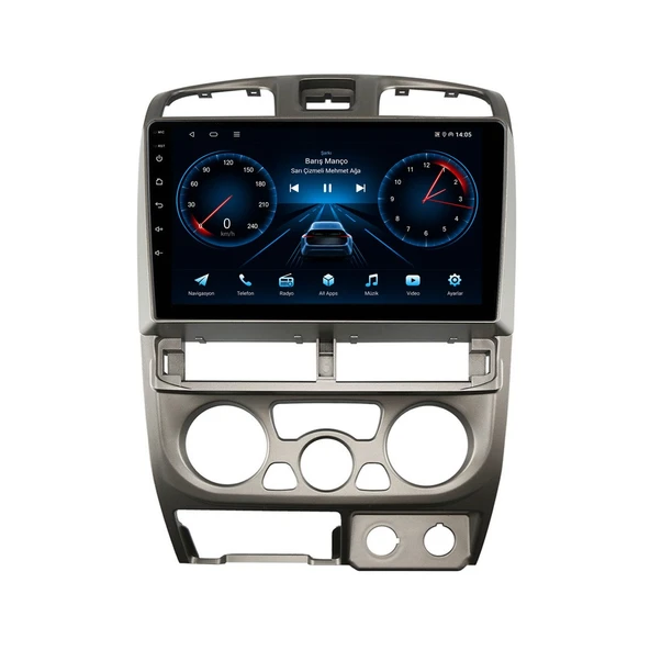 Isuzu D-Max 2004-2007 Android Multimedya 9 inç 8-128 GB CarPlay Navigasyon Ekran ürün görseli 1