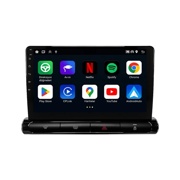 Citroen C4 Cactus 2014-2020 Android Multimedya 9 inç 8-64 GB CarPlay Navigasyon Ekran ürün görseli 1
