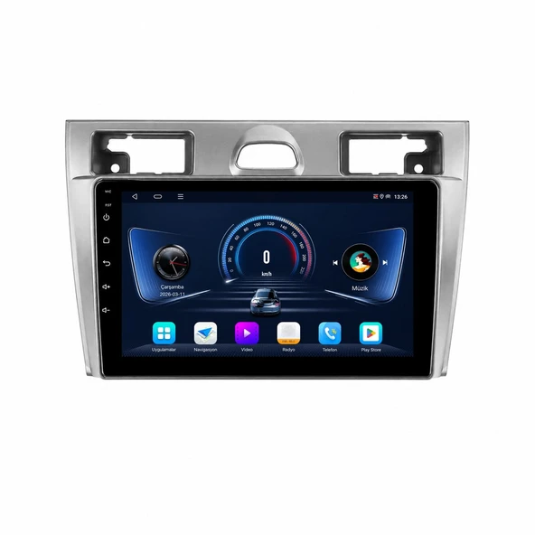 Smart Dragon Ford Fiesta 2006-2009 9 inç 8-64 GB Android Carplay Multimedya ürün görseli 1