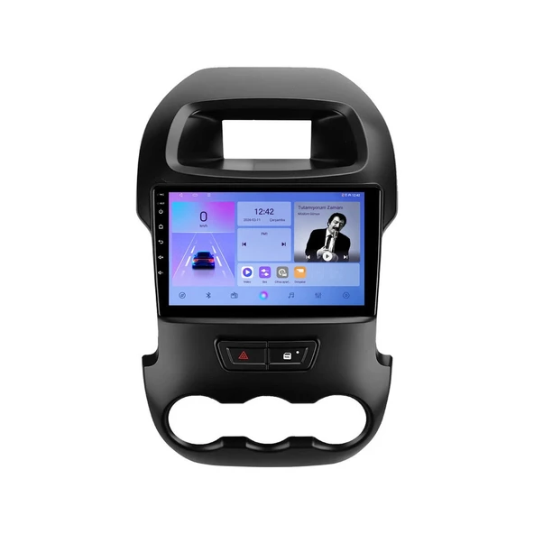 Ford Ranger 2012-2015 Android Multimedya 9 inç 8-128 GB CarPlay Navigasyon Ekran ürün görseli 1