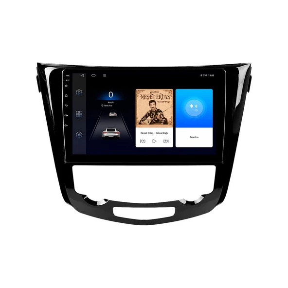 Nissan X-Trail 2014-2021 Android Multimedya 9 inç 8-128 GB Pro CarPlay Navigasyon Ekran ürün görseli 1