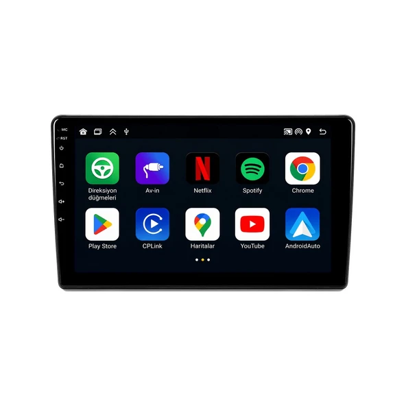 Peugeot 308 2014-2021 Android Multimedya 9 inç 4-64 GB CarPlay Navigasyon Ekran ürün görseli 1