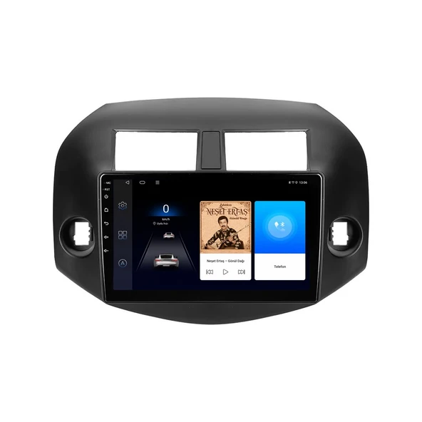Toyota RAV4 2006-2012 Android Multimedya 9 inç 4-64 GB CarPlay Navigasyon Ekran ürün görseli 1