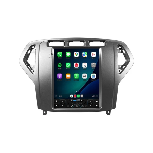 Ford Mondeo 2007-2010 Android Multimedya 9,7 inç 10-256 GB Pro CarPlay Navigasyon Ekran ürün görseli 1