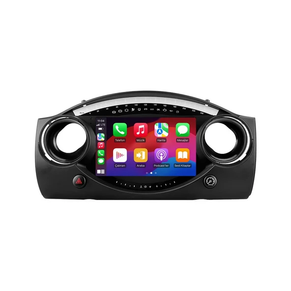 Mini Cooper S 2002-2006 Android Multimedya 9 inç 8-128 GB Pro CarPlay Navigasyon Ekran ürün görseli 1
