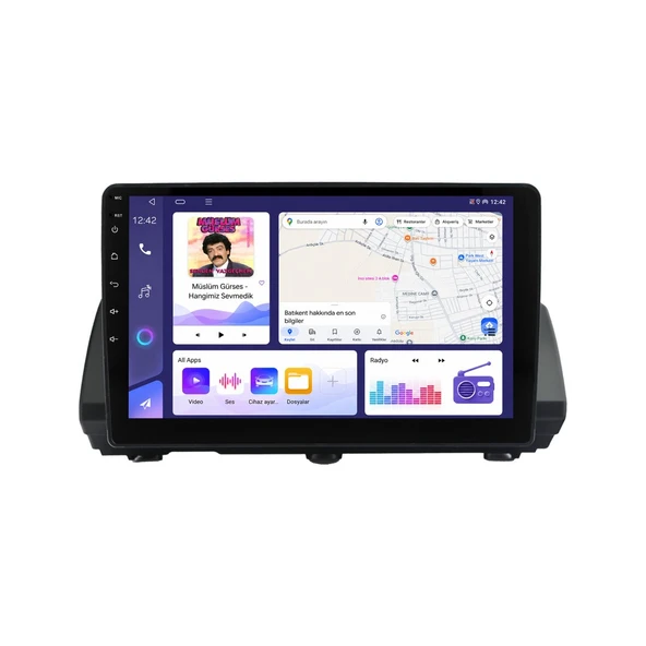 Renault Taliant 2021-2024 Android Multimedya 10 inç 8-128 GB CarPlay Navigasyon Ekran ürün görseli 1