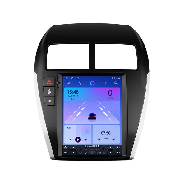 Mitsubishi ASX 2010-2019 Android Multimedya 9,7 inç 10-256 GB Pro CarPlay Navigasyon Ekran ürün görseli 1