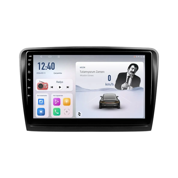 Skoda Superb 2009-2014 Android Multimedya 10 inç 10-256 GB Pro CarPlay Navigasyon Ekran ürün görseli 1