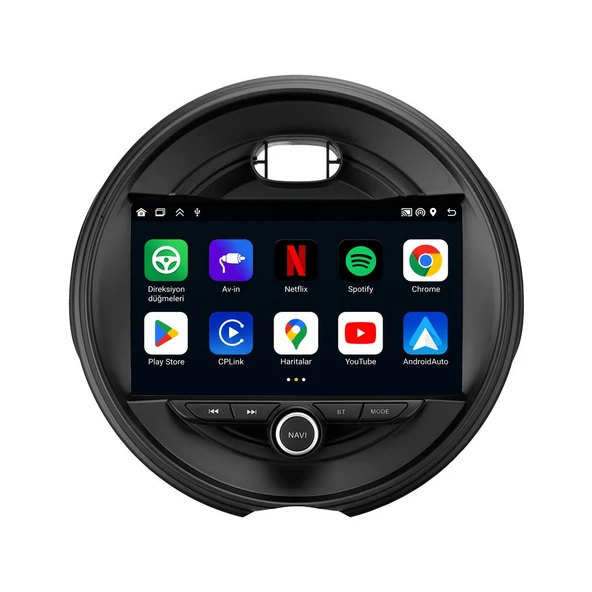 Mini John Cooper 2014-2023 Android Multimedya 10 inç 8-128 GB CarPlay Navigasyon Ekran ürün görseli 1