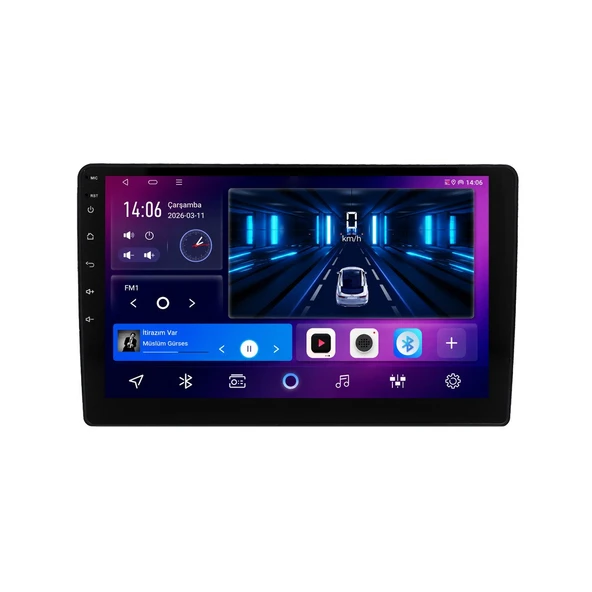 Citroen C5 2008-2015 Android Multimedya 10 inç 8-64 GB CarPlay Navigasyon Ekran ürün görseli 1