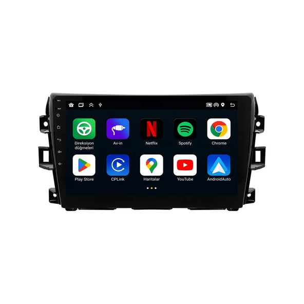Nissan Navara 2016-2021 Android Multimedya 9 inç 8-128 GB Pro CarPlay Navigasyon Ekran ürün görseli 1