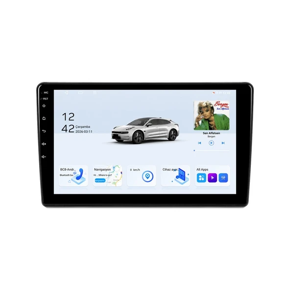 Ford Transit 2019-2023 Android Multimedya 9 inç 10-256 GB Pro CarPlay Navigasyon Ekran ürün görseli 1