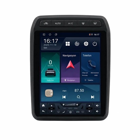 Peugeot Partner 2009-2018 Android Multimedya 9,7 inç 10-256 GB Pro CarPlay Navigasyon Ekran ürün görseli 1