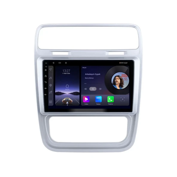 Volkswagen Scirocco 2014-2017 Android Multimedya 9 inç 8-128 GB Pro CarPlay Navigasyon Ekran ürün görseli 1