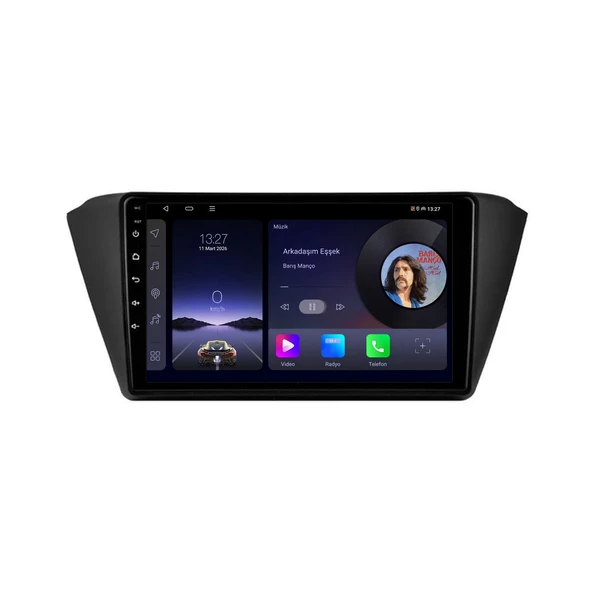 Skoda Fabia 2015-2021 Android Multimedya 9 inç 8-128 GB Pro CarPlay Navigasyon Ekran ürün görseli 1