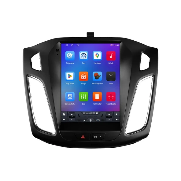 Ford Focus 2011-2018 Android Multimedya 9,7 inç 8-128 GB CarPlay Navigasyon Ekran ürün görseli 1