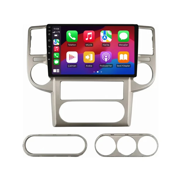 Smart Dragon Nissan X-Trail 2005-2007 10 inç 8-128 Pro GB Android Carplay Multimedya ürün görseli 1