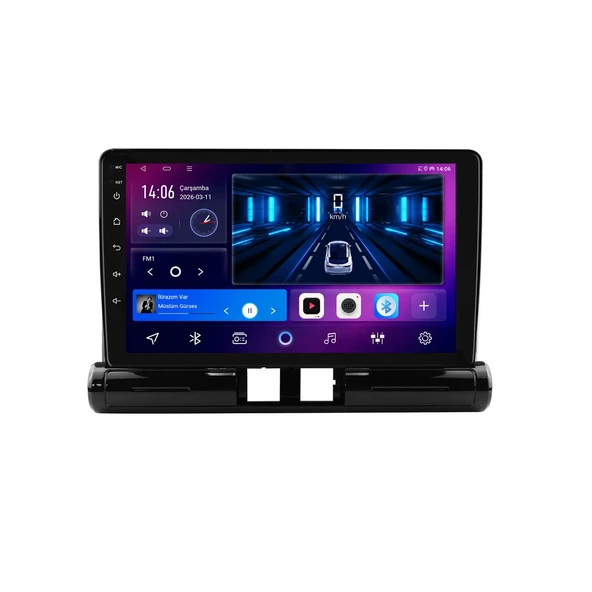Citroen C3 2016-2024 Android Multimedya 9 inç 4-64 GB CarPlay Navigasyon Ekran ürün görseli 1