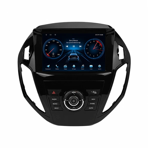 Ford Tourneo Courier 2014-2023 Android Multimedya 9 inç 4-64 GB CarPlay Navigasyon Ekran ürün görseli 1