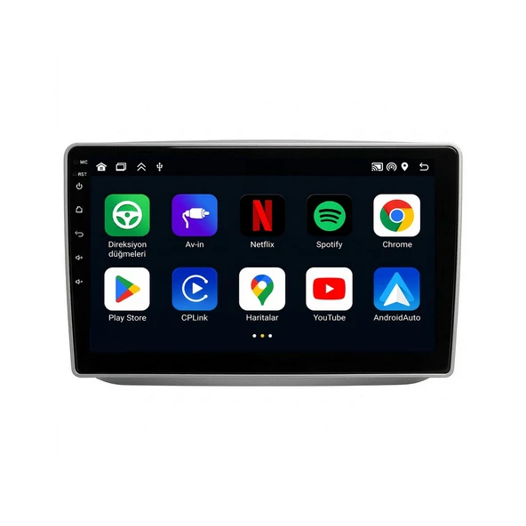 Skoda Fabia 2008-2014 Android Multimedya 10 inç 4-64 GB CarPlay Navigasyon Ekran ürün görseli 1