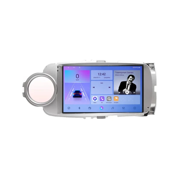 Toyota Yaris 2012-2019 Android Multimedya 9 inç 4-64 GB CarPlay Navigasyon Ekran ürün görseli 1