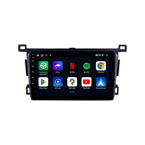 Toyota RAV4 2013-2018 Android Multimedya 9 inç 4-64 GB CarPlay Navigasyon Ekran ürün görseli 1
