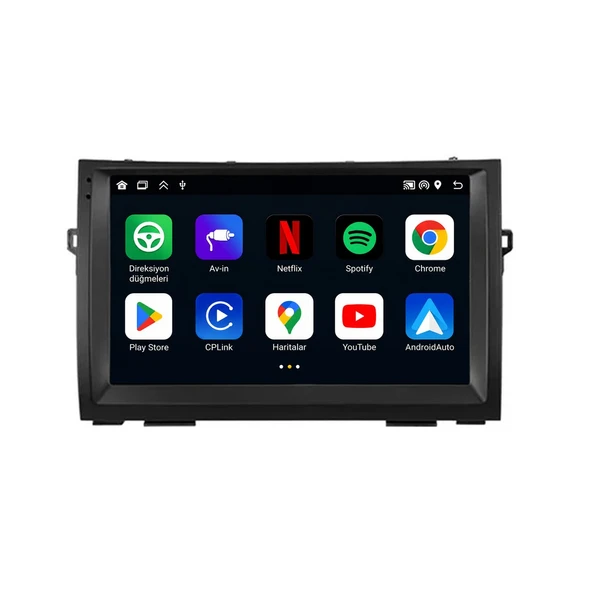 Toyota Prius 2005-2009 Android Multimedya 9 inç 8-64 GB CarPlay Navigasyon Ekran ürün görseli 1