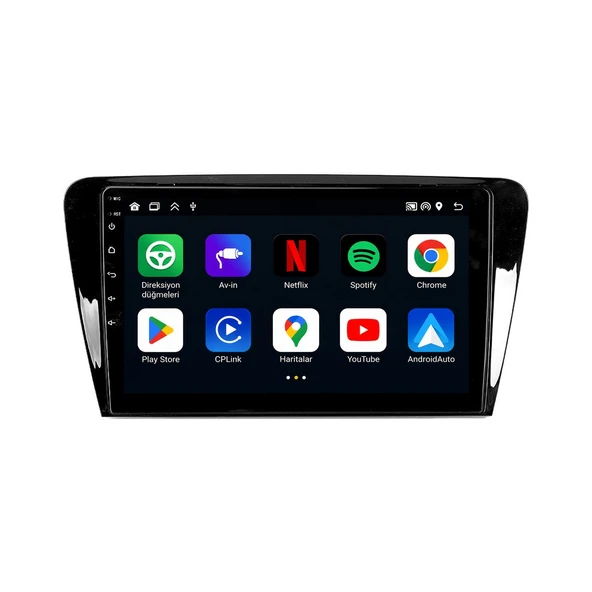 Skoda Octavia 2013-2019 Android Multimedya 10 inç 6-64 GB CarPlay Navigasyon Ekran ürün görseli 1