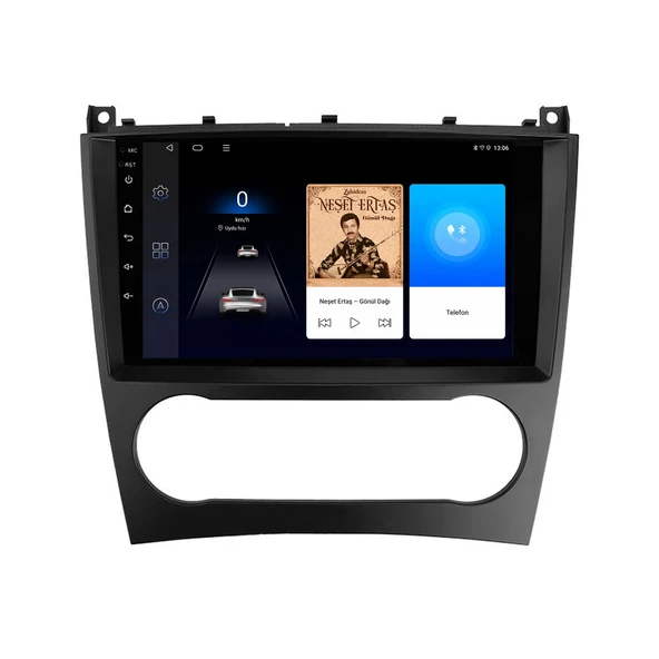 Mercedes G-Class 2006-2011 Android Multimedya 9 inç 8-64 GB CarPlay Navigasyon Ekran ürün görseli 1