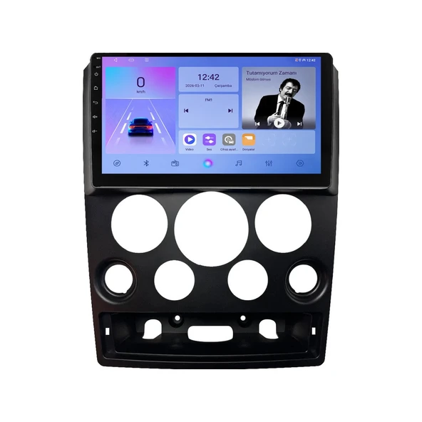 Ford Transit Connect 2002-2009 Android Multimedya 9 inç 4-64 GB CarPlay Navigasyon Ekran ürün görseli 1