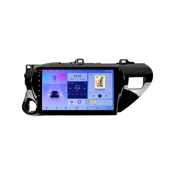Toyota Hilux 2015-2022 Android Multimedya 10 inç 8-64 GB CarPlay Navigasyon Ekran ürün görseli 1