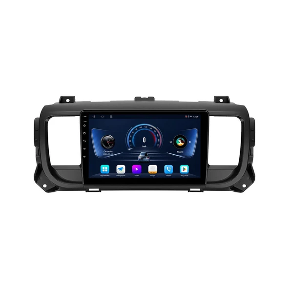 Fiat Ulysse 2022-2023 Android Multimedya 9 inç 8-128 GB Pro CarPlay Navigasyon Ekran ürün görseli 1