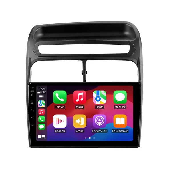 Fiat Linea 2007-2017 Android Multimedya 9 inç 4-64 GB CarPlay Navigasyon Ekran ürün görseli 1