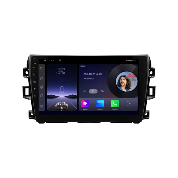 Nissan Navara 2016-2021 Android Multimedya 9 inç 4-64 GB CarPlay Navigasyon Ekran ürün görseli 1