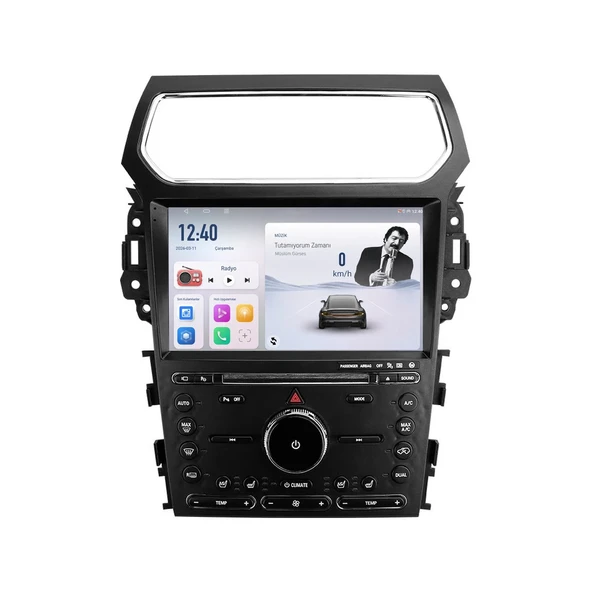 Ford Mondeo 2015-2020 Android Multimedya 9 inç 8-128 GB CarPlay Navigasyon Ekran ürün görseli 1